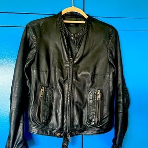 S.W.O.R.D women’s leather biker style jacket